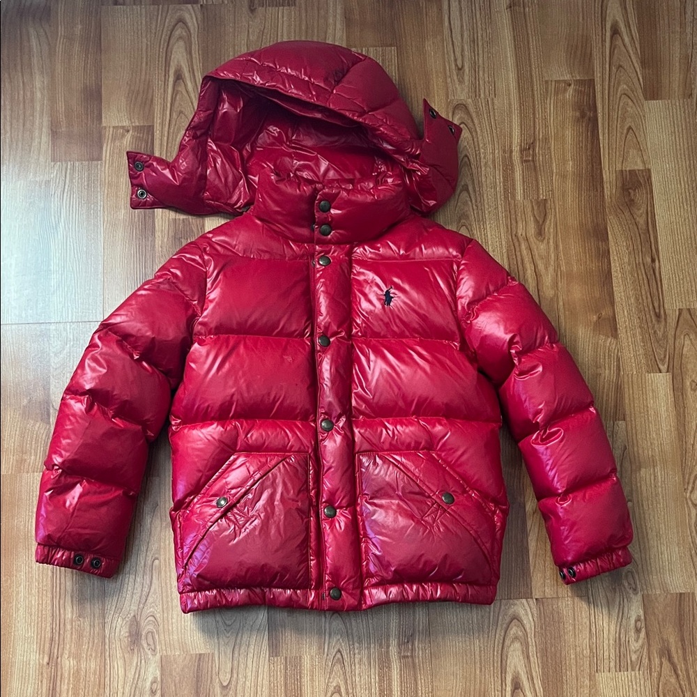 Polo Ralph Lauren | Kids | Red Puffer Jacket | S (8) |